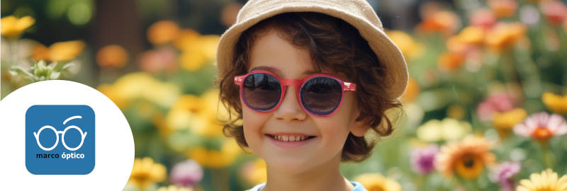 Los niños deben emplear gafas de sol