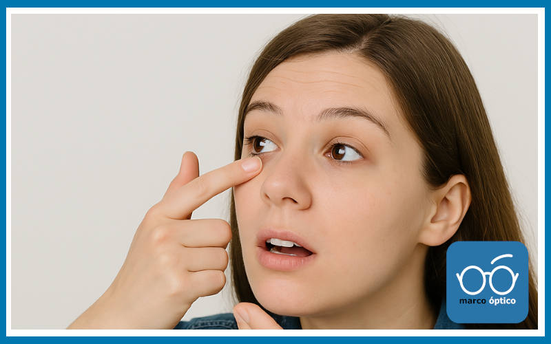 Consejos Marco Óptico: cómo actuar cuando la lentilla no sale