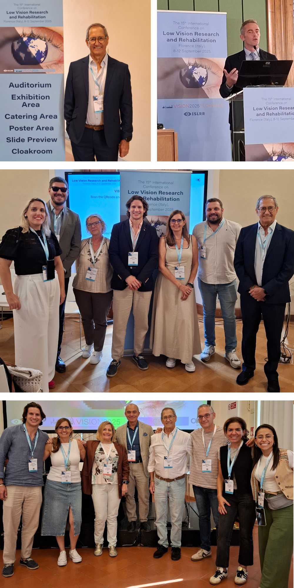 Marco Óptico en Congreso de Florencia