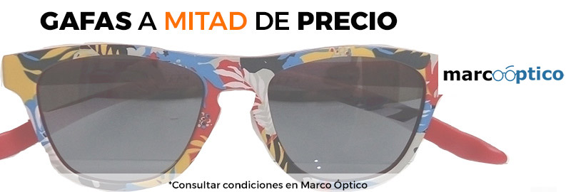 Marco Óptico te oferta gafas a mitad de precio